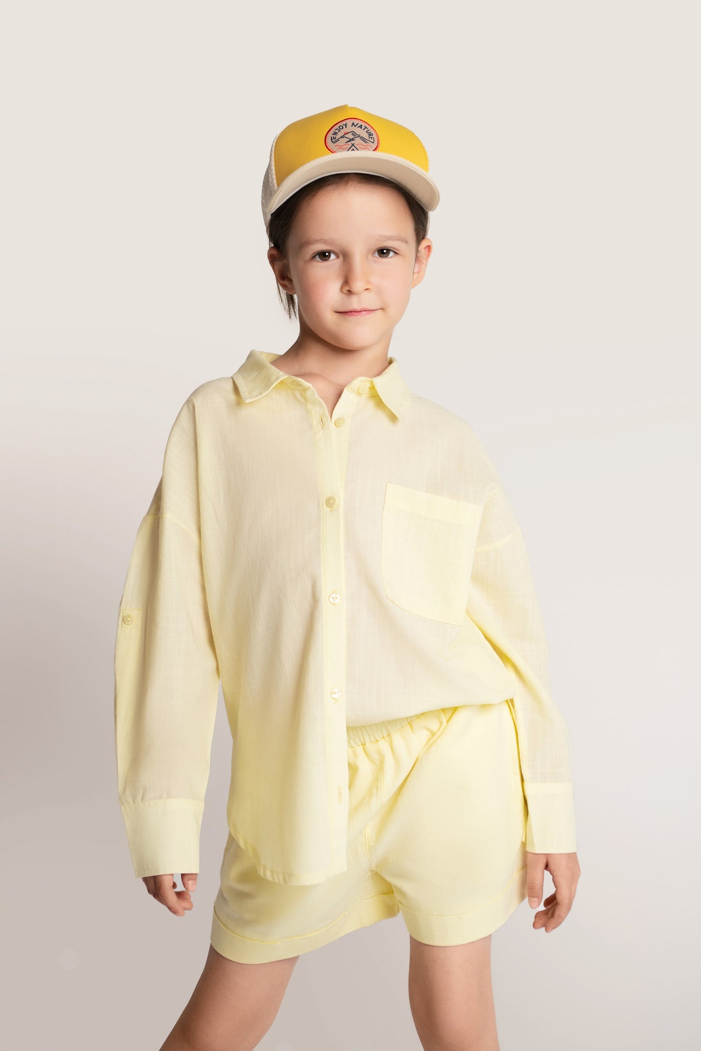 Twin Set aus Baumwolle: Shorts + Hemd