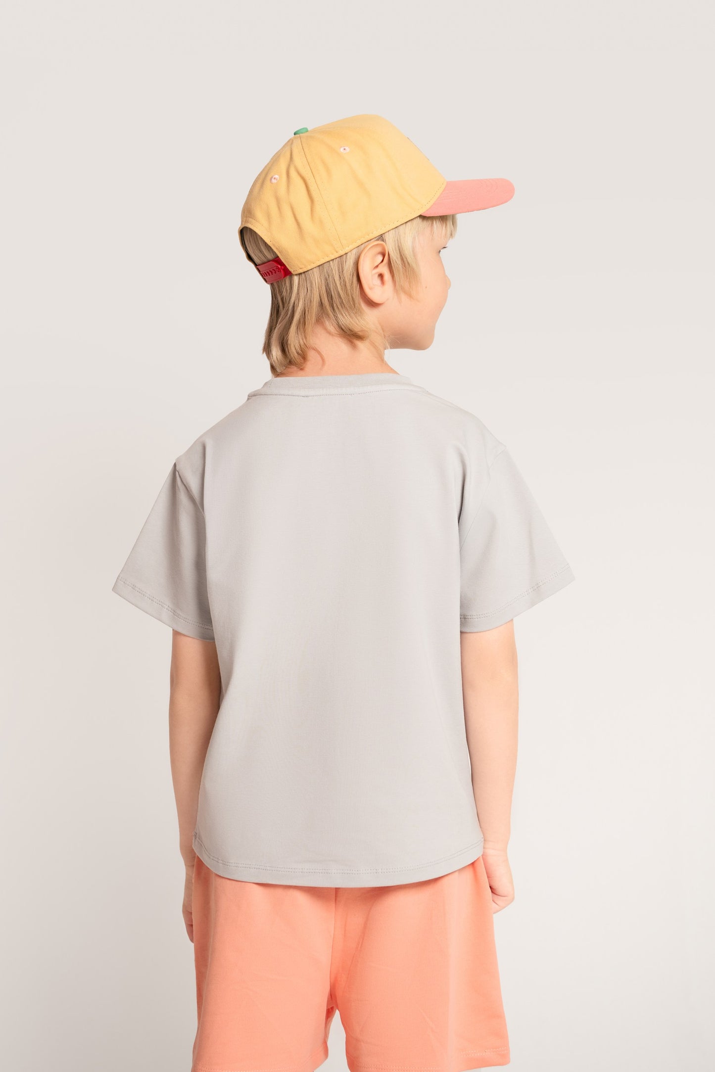 Cotton T-shirt with football embroidery