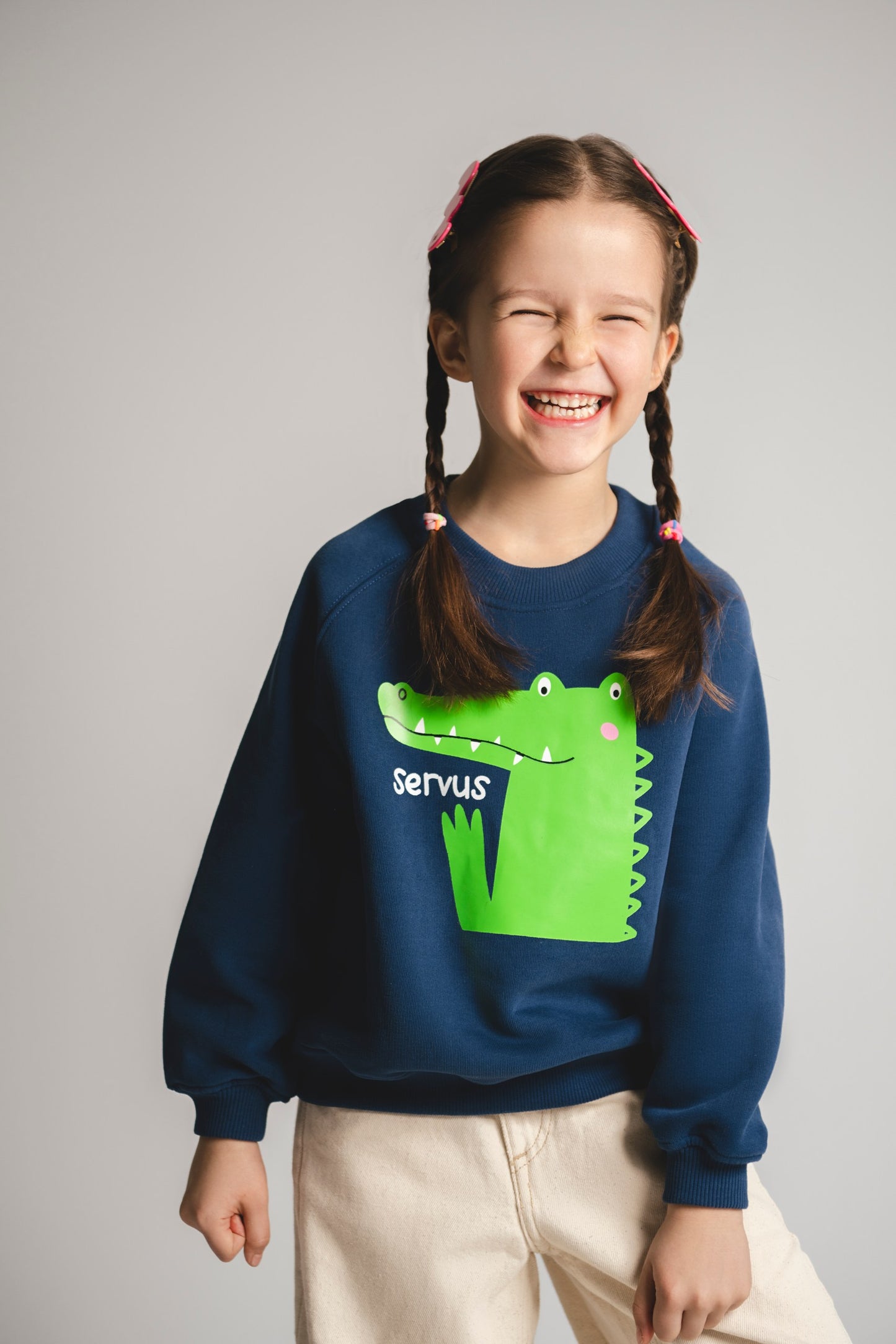 Sweatshirt Krokodil soft touch