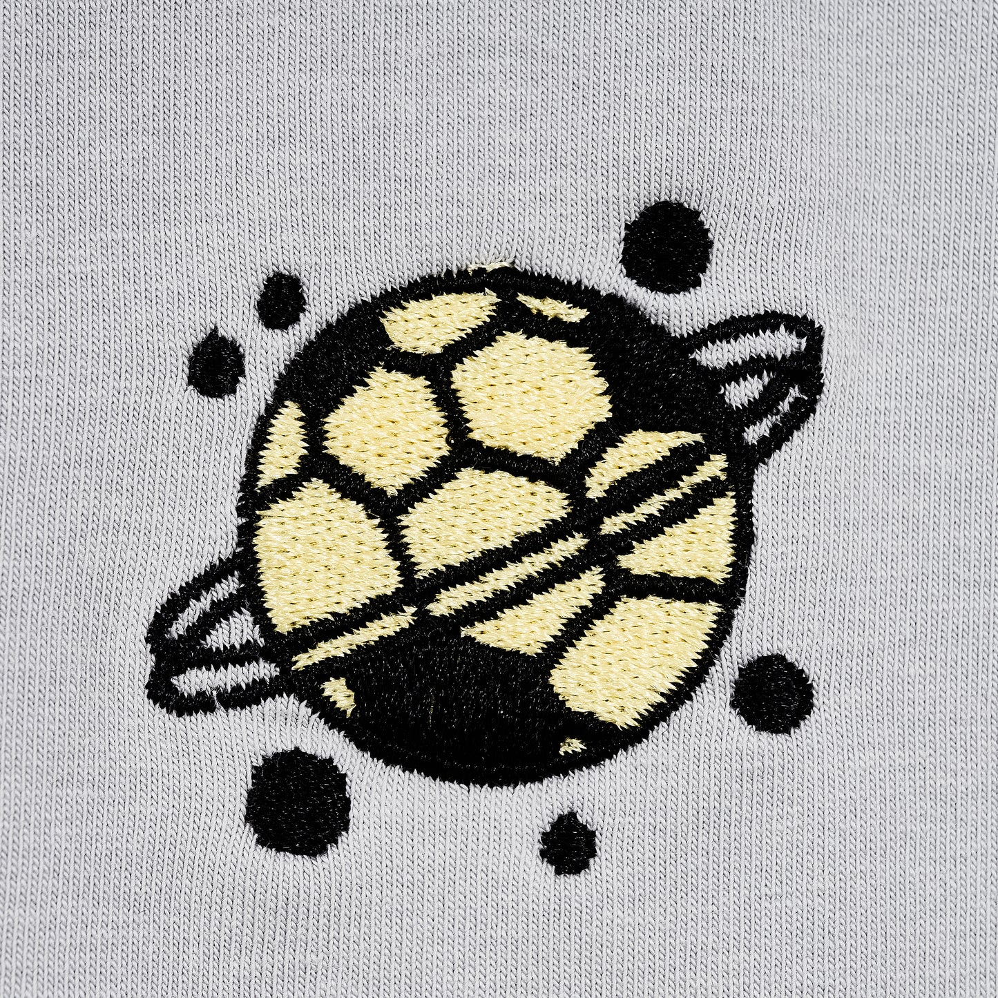 T-Shirt aus Baumwolle mit Fußball-Stickerei