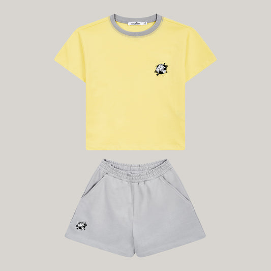 Twin Set für kleine Fußball Stars (T-Shirt & Shorts)