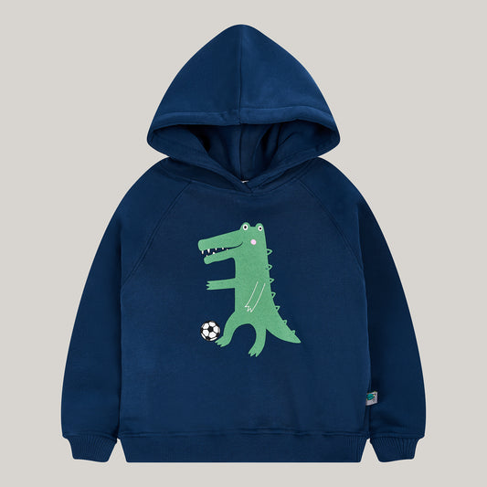Hoodie Krokodil soft touch